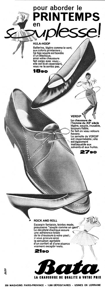 Publicité Bata 1959