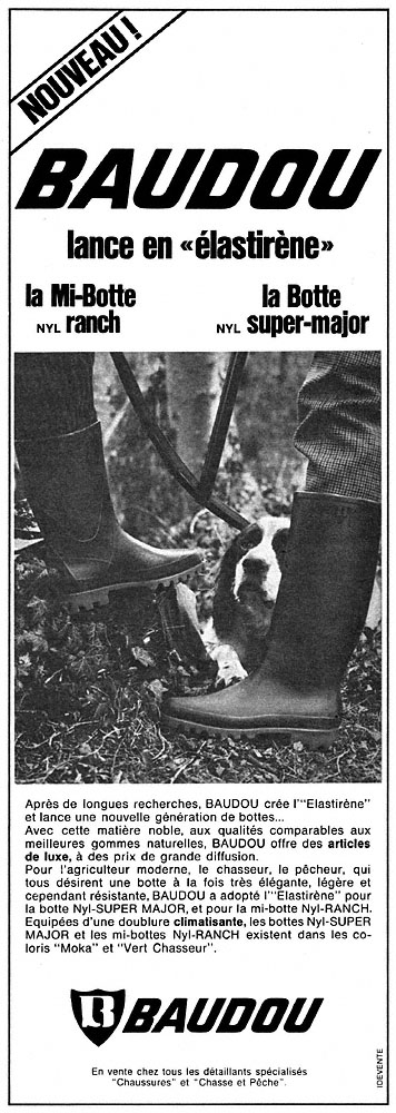 Publicit� Baudou 1969
