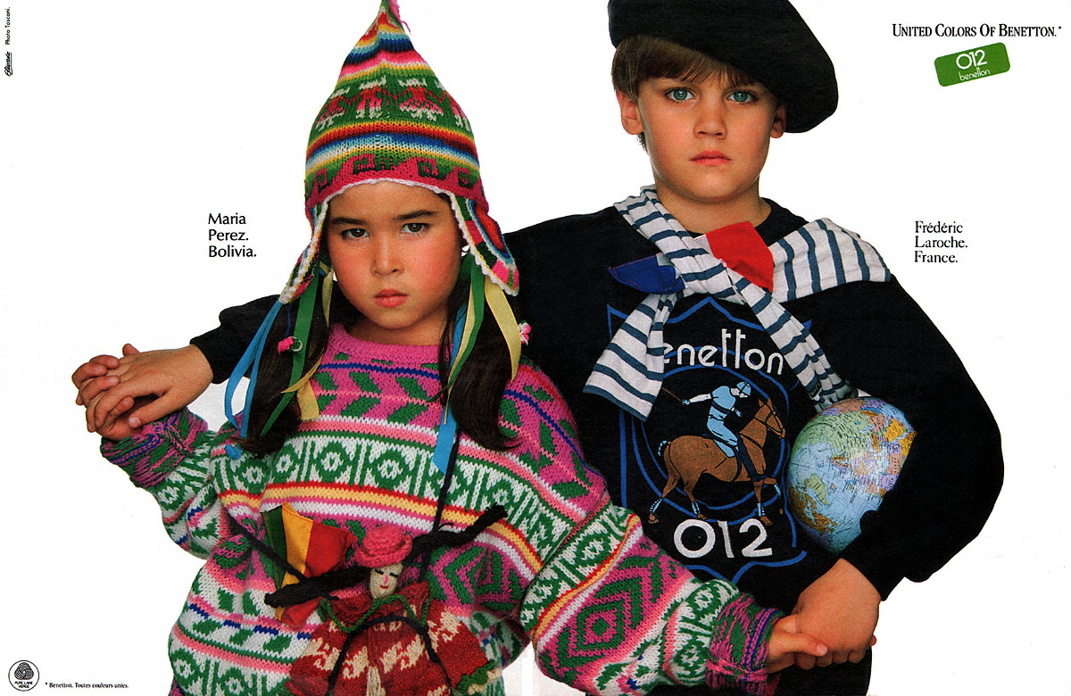 Publicité Benetton 1986