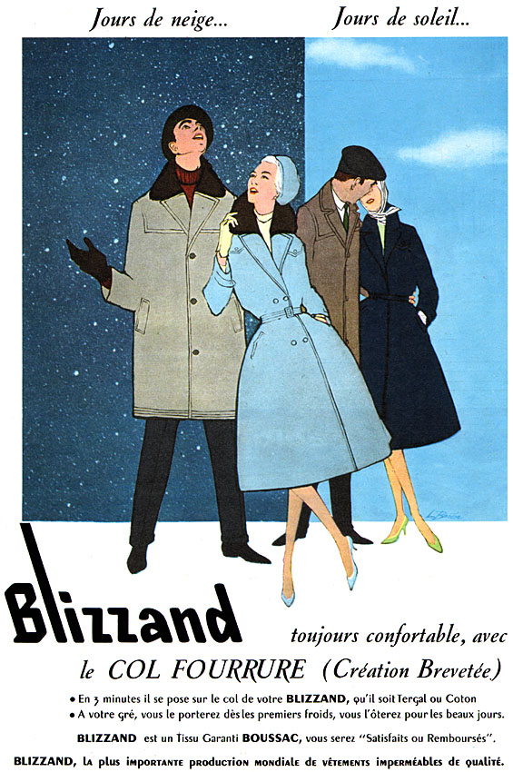 Publicité Blizzand 1959