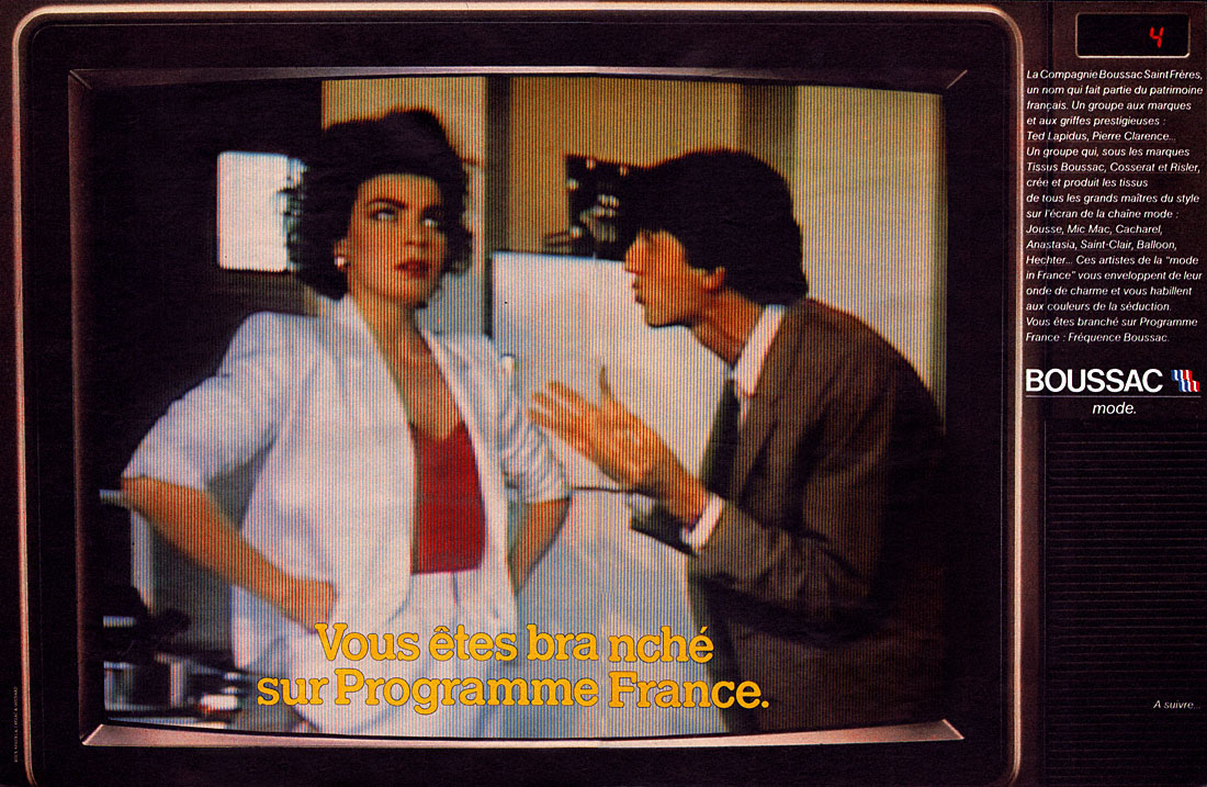 Publicité Boussac 1983