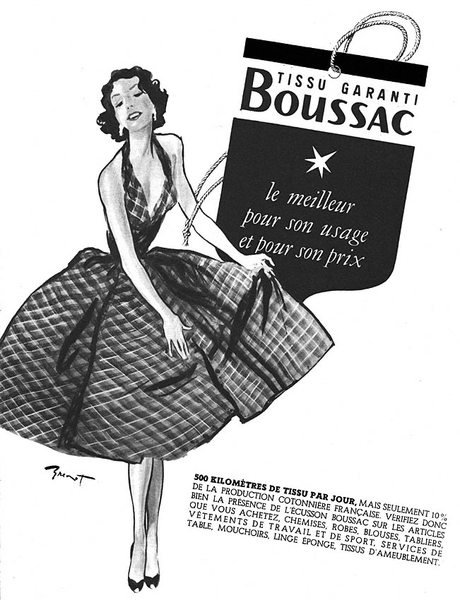 Publicité Boussac 1953