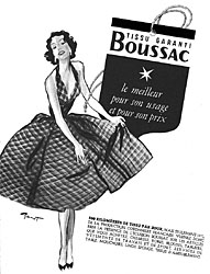 Publicit Boussac 1953