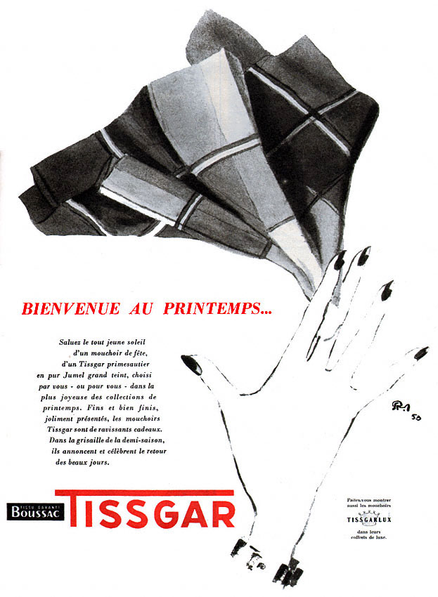 Publicité Boussac 1954