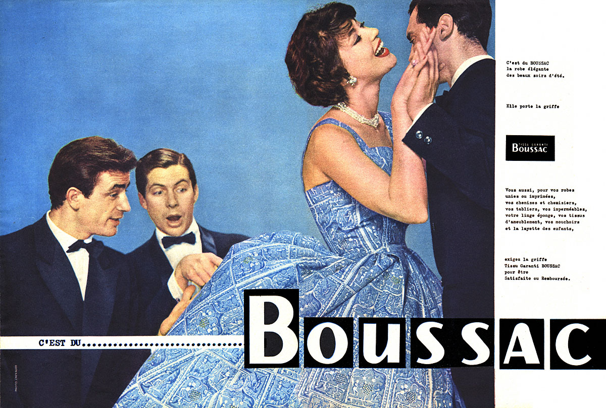 Publicité Boussac 1958