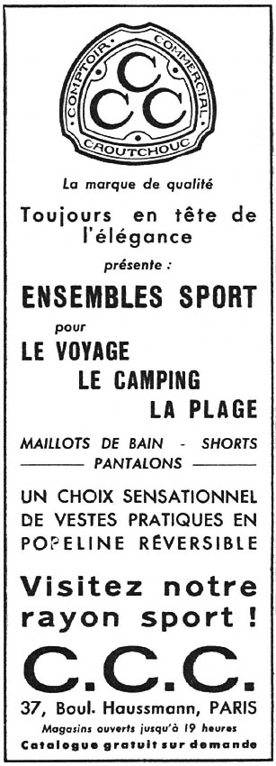 Publicité C.C.C. 1952