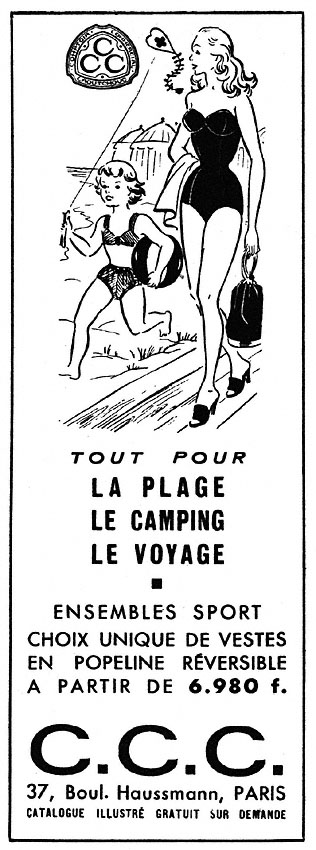 Publicité C.C.C. 1952