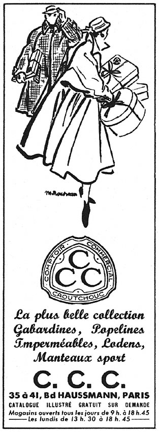 Publicité C.C.C. 1952