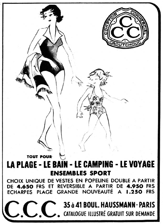Publicité C.C.C. 1953