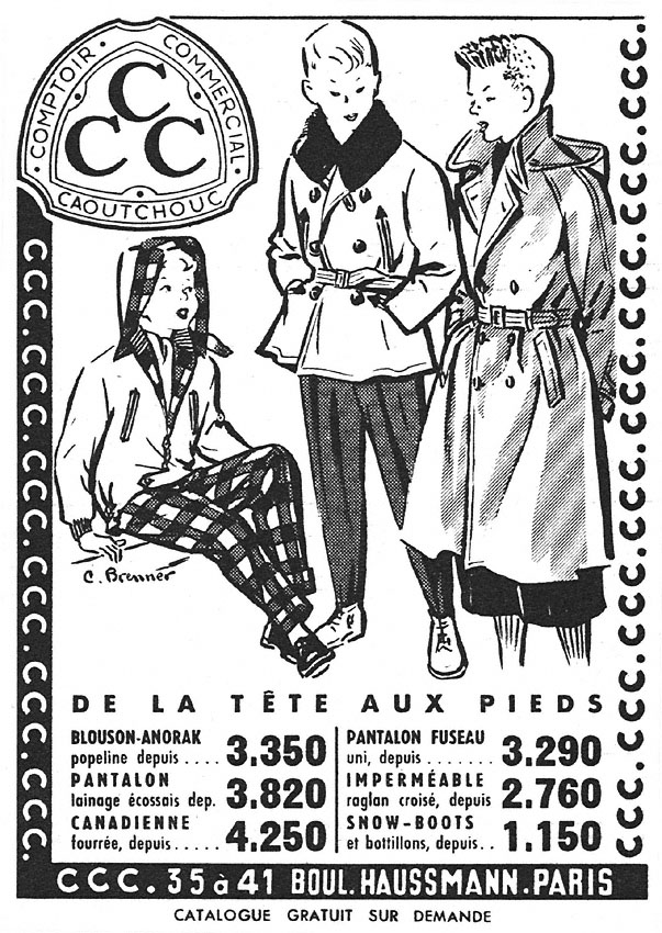 Publicité C.C.C. 1953