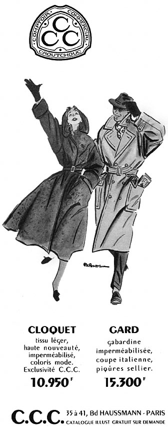 Publicité C.C.C. 1954