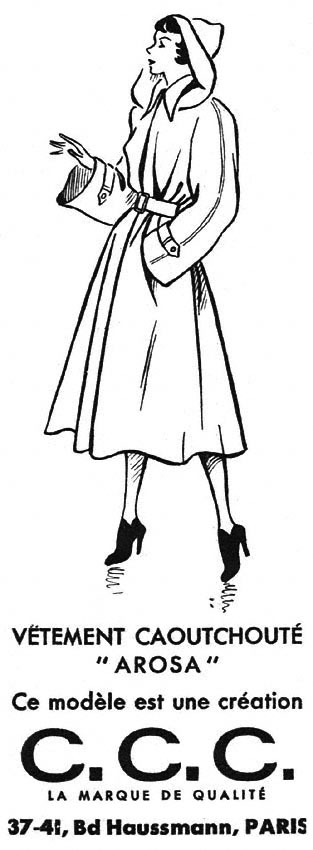 Publicité C.C.C. 1950