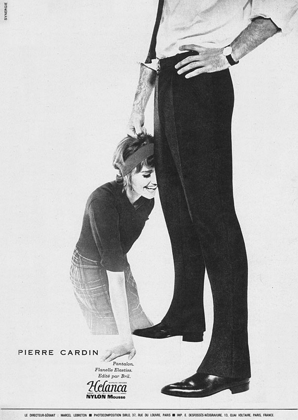 Publicité Cardin 1961