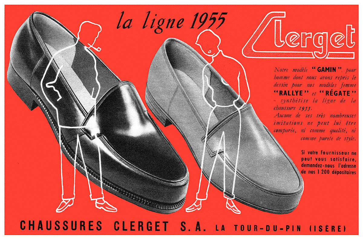 Publicité Clerget 1955