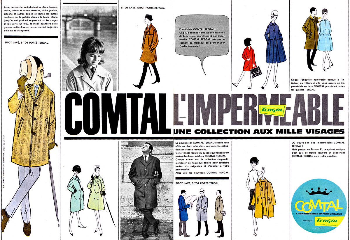 Publicité Comtal 1962