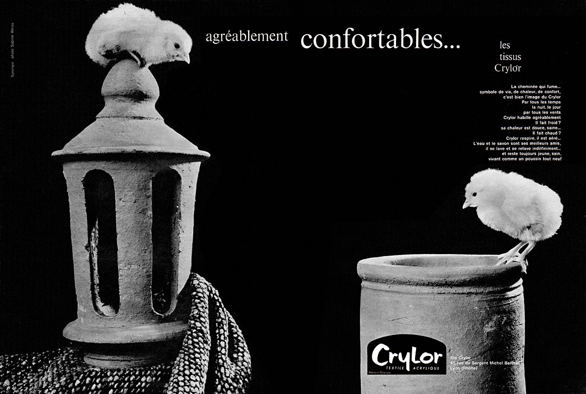 Publicité Crylor 1960