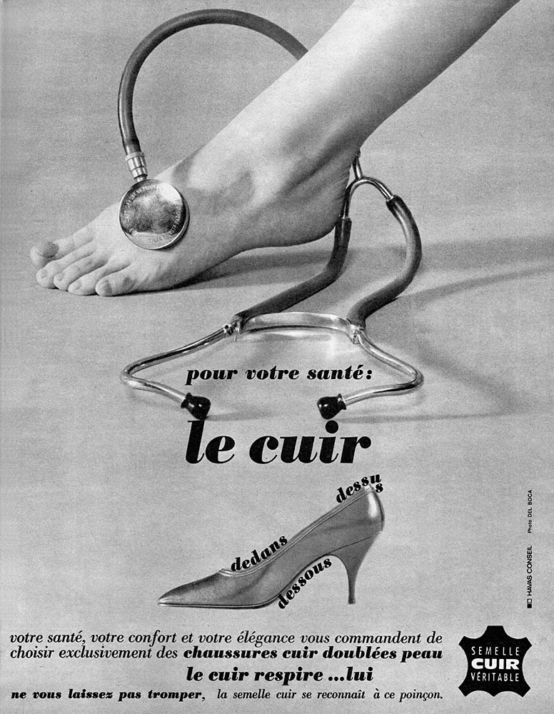 Publicité Cuir 1964