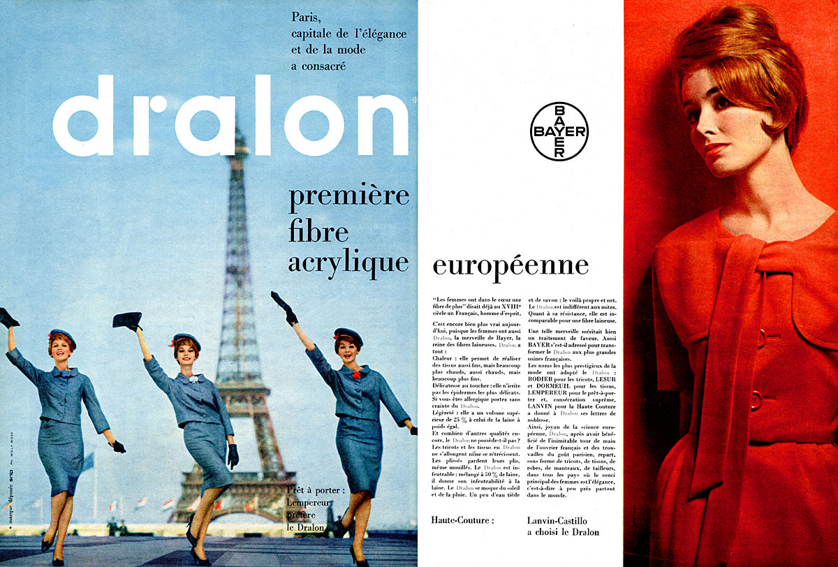 Publicité Dralon 1959