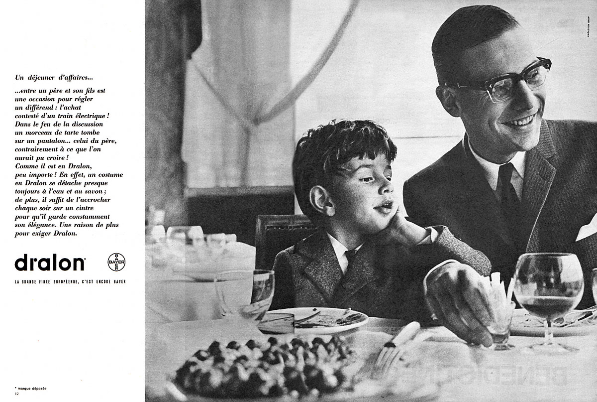 Publicité Dralon 1960