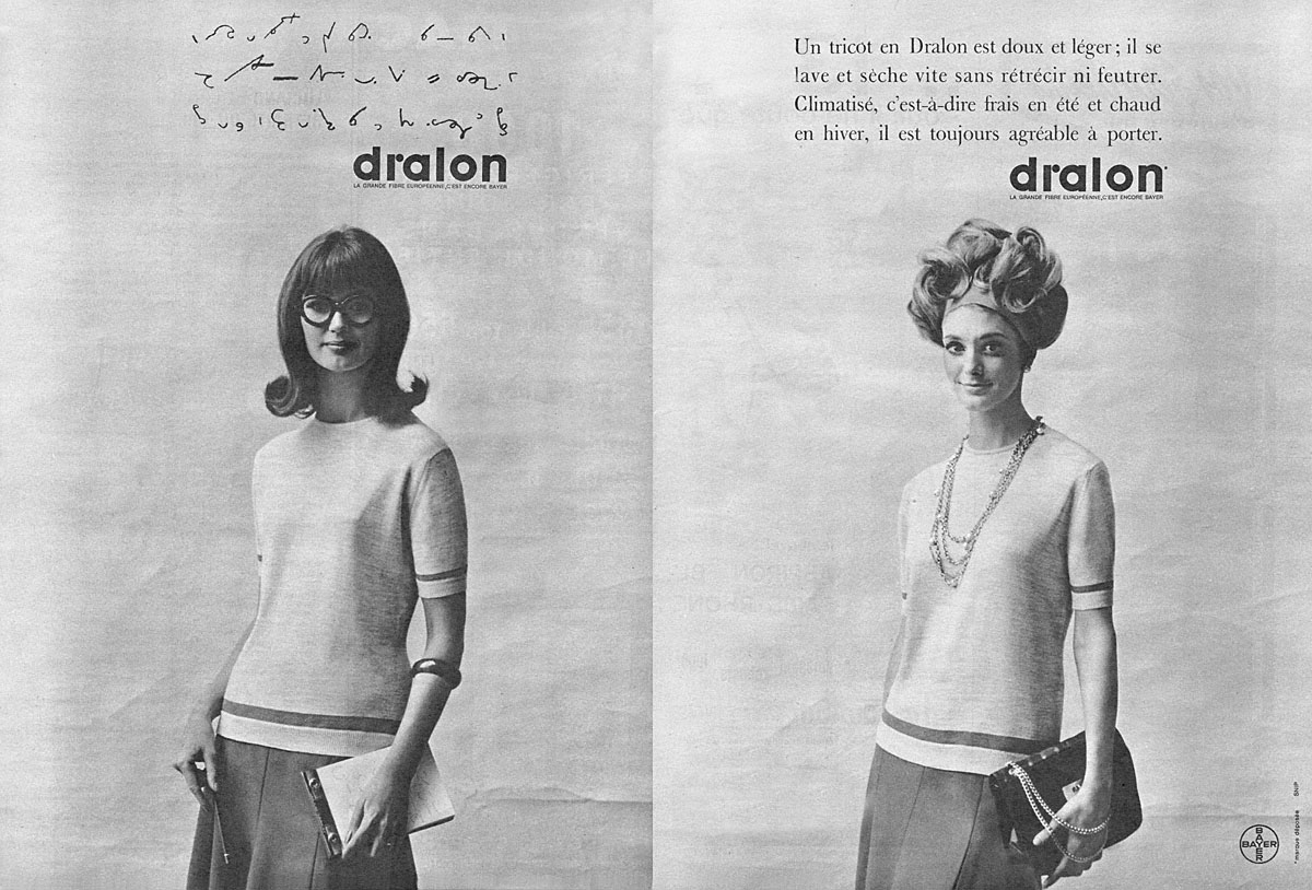 Publicité Dralon 1962