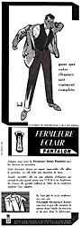 Publicit Fermeture Eclair 1959