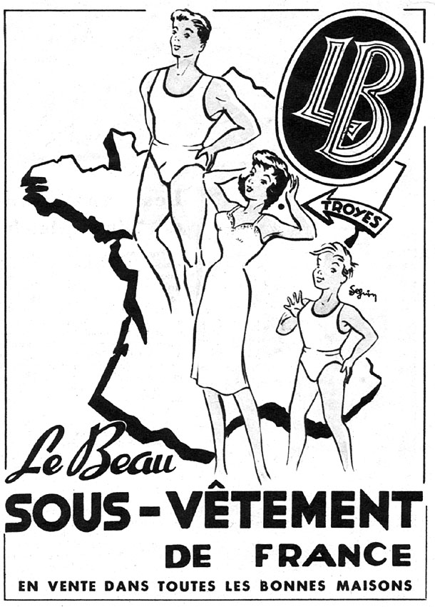 Publicité Elb 1952