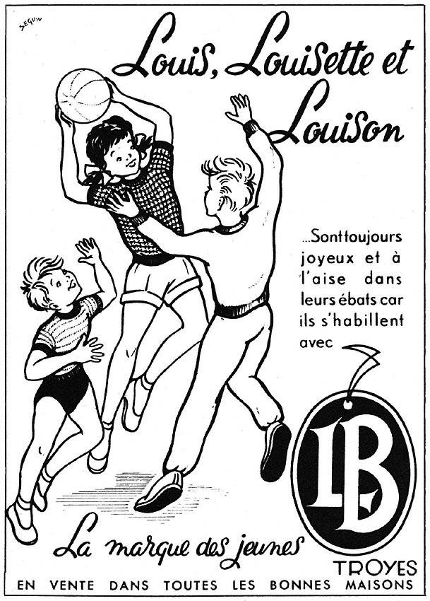 Publicité Elb 1952