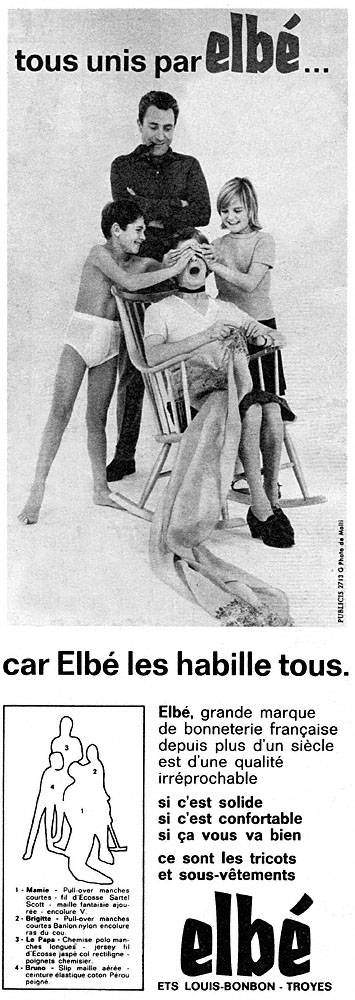 Publicité Elb 1961