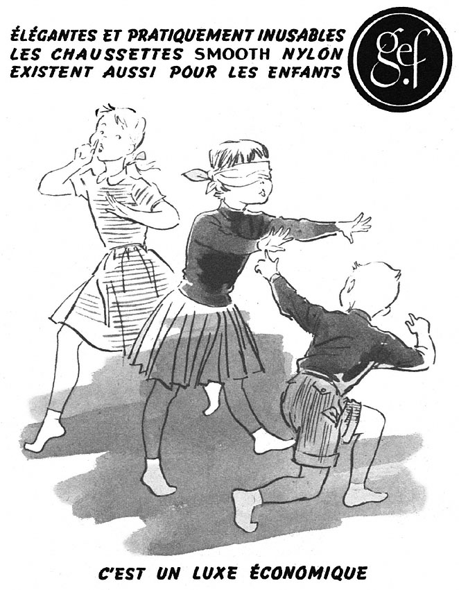 Publicité Gef 1954