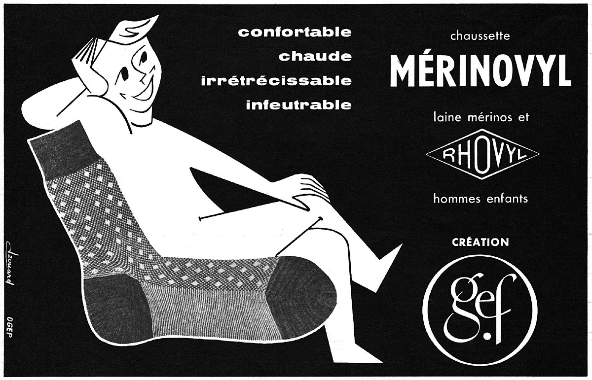 Publicité Gef 1956