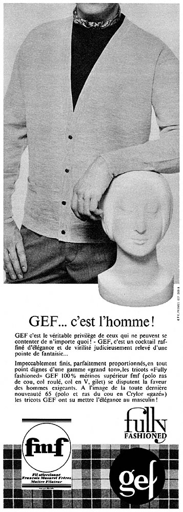 Publicit� Gef 1965
