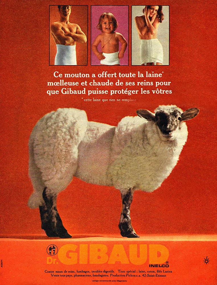 Publicit� Gibaud 1970