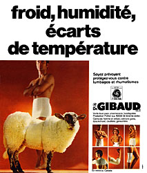 Publicit Gibaud 1974