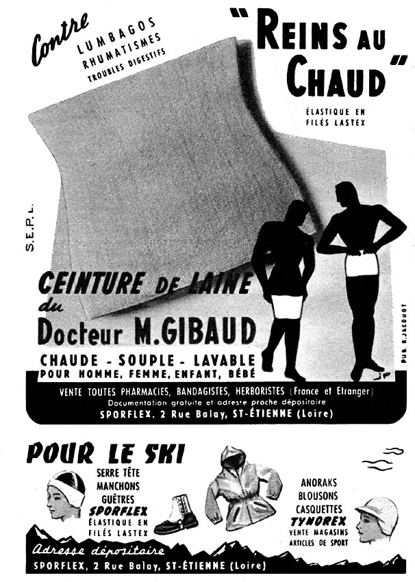 Publicité Gibaud 1952