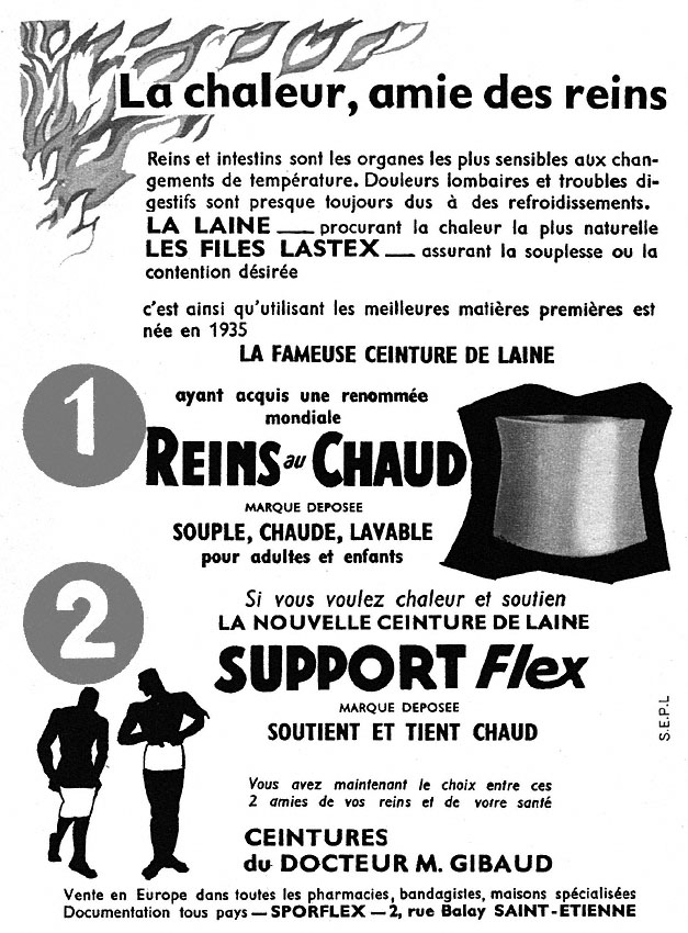 Publicité Gibaud 1956