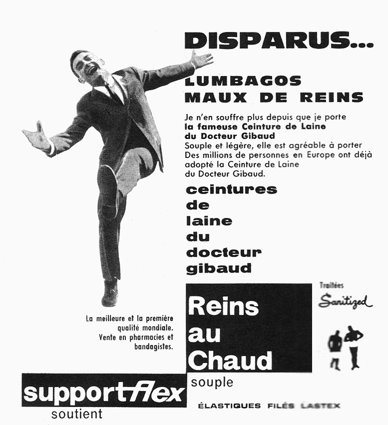 Publicité Gibaud 1960