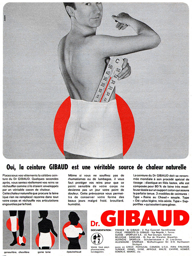 Publicité Gibaud 1966