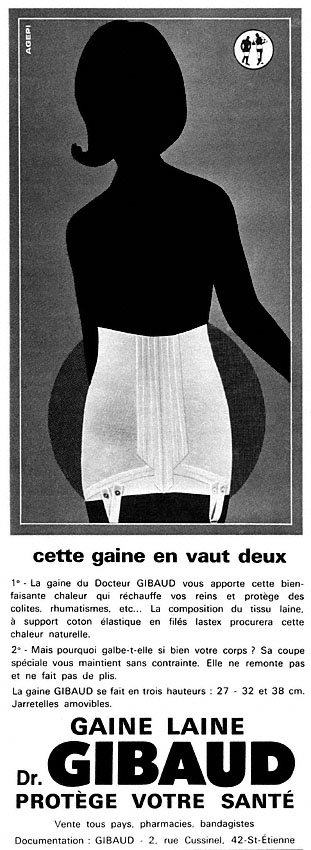 Publicité Gibaud 1966