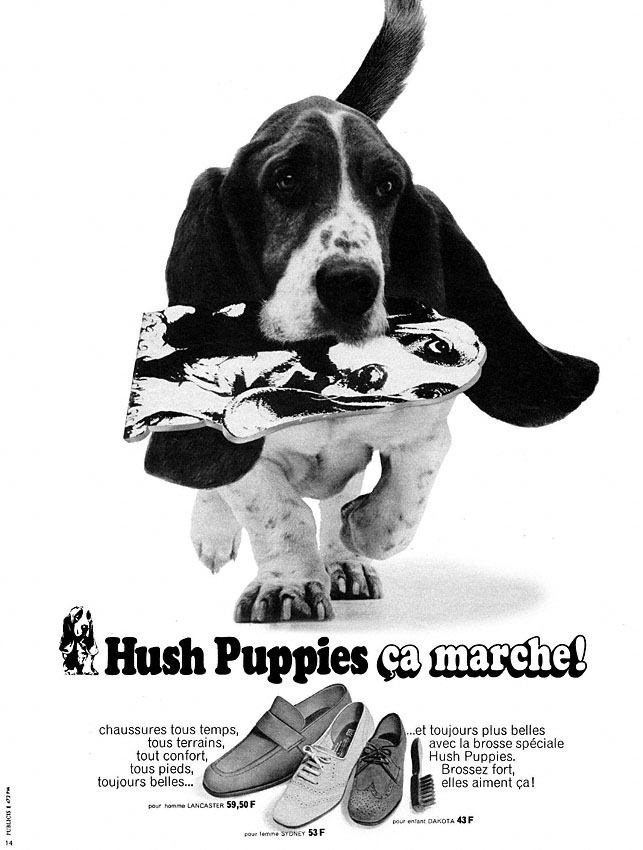 Publicité Hush Puppies 1969