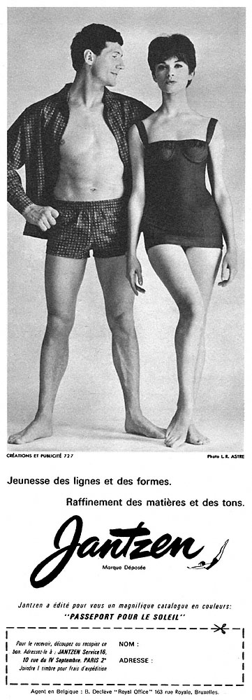 Publicité Jantzen 1961