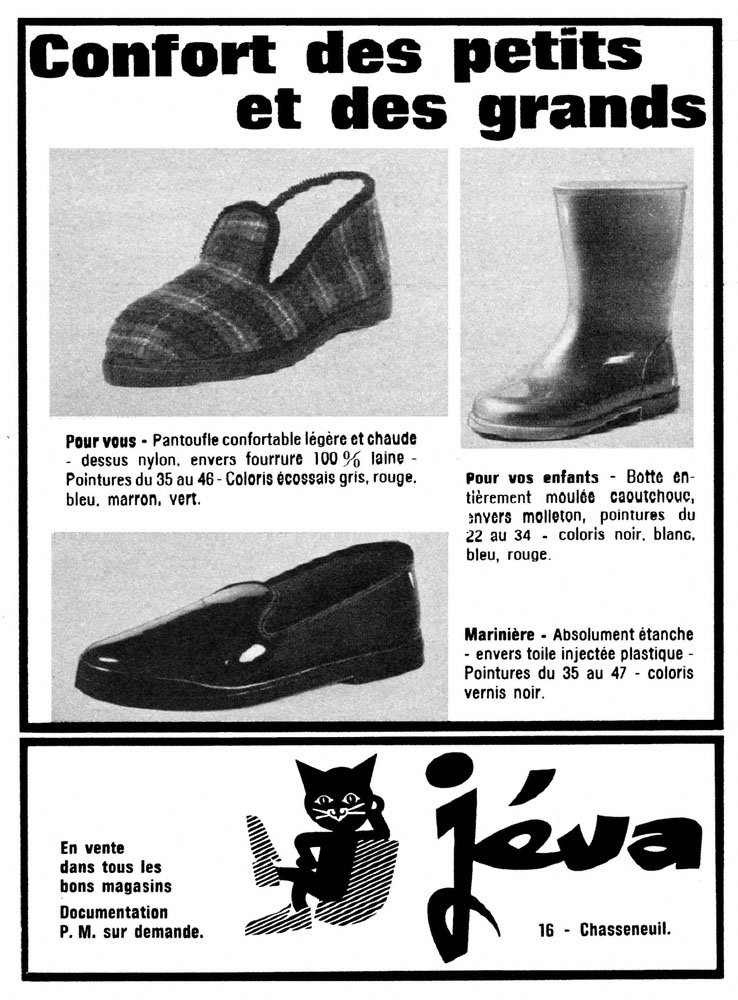 Publicit� Jeva 1968