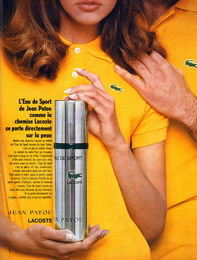 Publicité Lacoste 1969