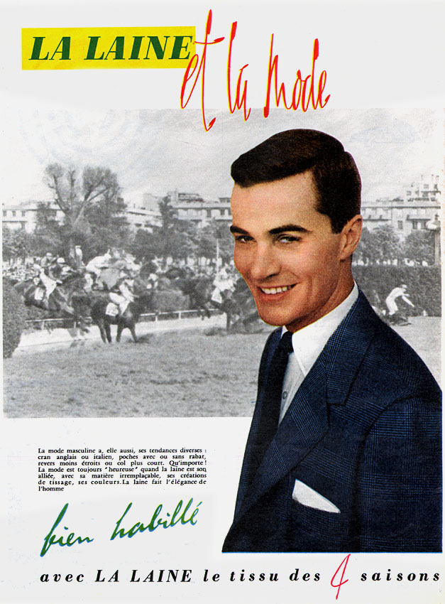 Publicité Laine 1958