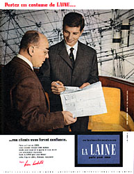 Publicité Laine 1960