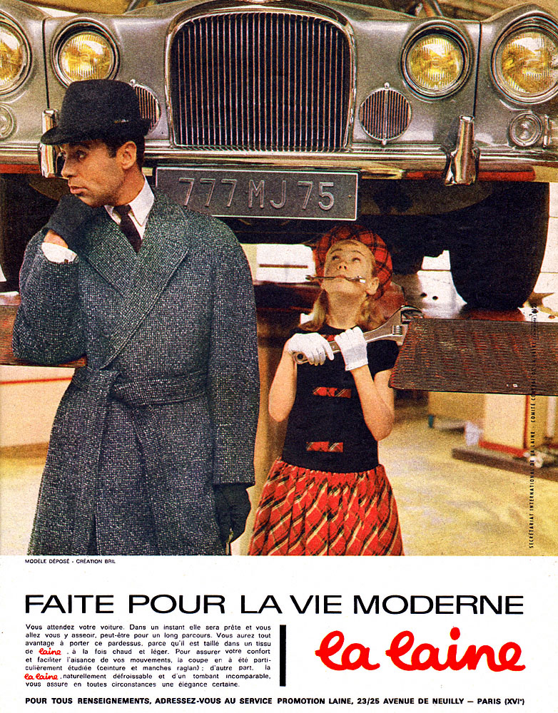 Publicité Laine 1962