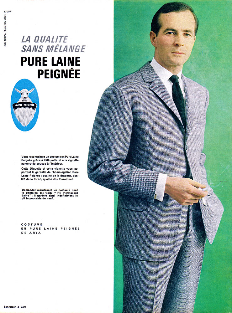 Publicité Laine 1963