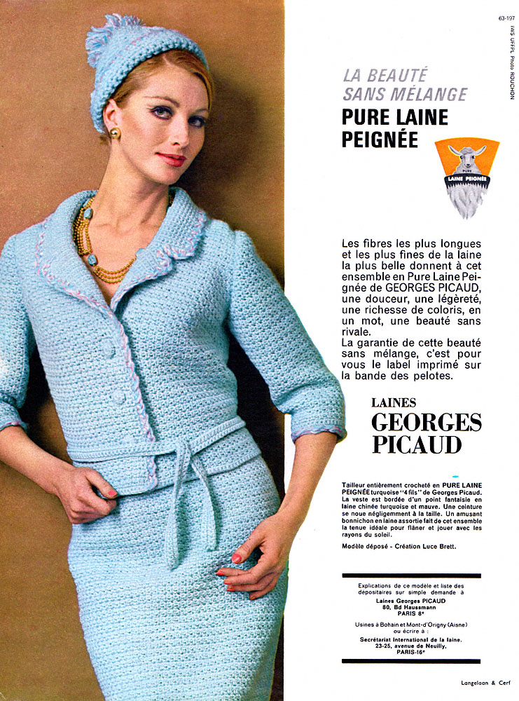 Publicité Laine 1963