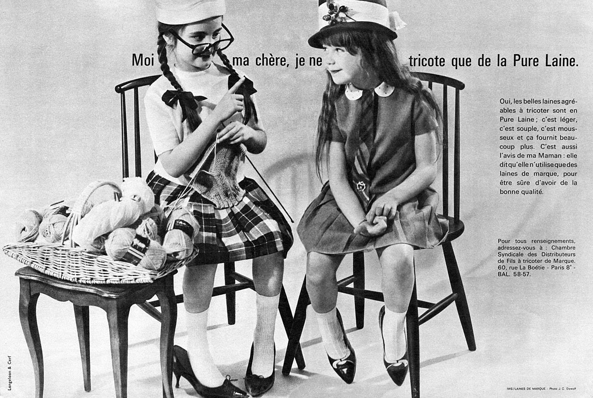 Publicité Laine 1963