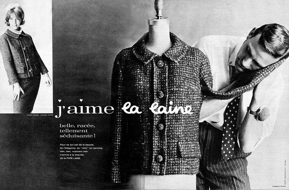 Publicité Laine 1963