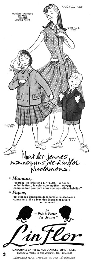 Publicité Linflor 1956